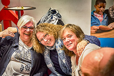 Beste Stimmung beim Feiern am Freitagabend
