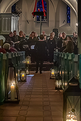 Kerzenlicht und Weihnachtsfeeling