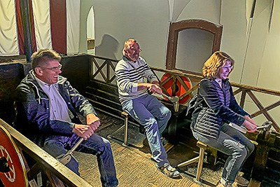 Rudern in der Römerausstellung