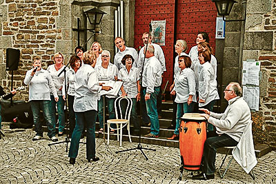 Auftritt Sound'n'Spirit beim Pfarrfest